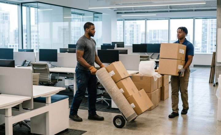 Installation mobilier déménagement d'entreprise Les Abymes